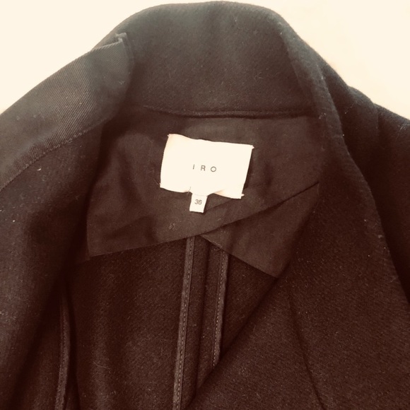 IRO Black Wool Pownil Jacket - Picture 7 of 8